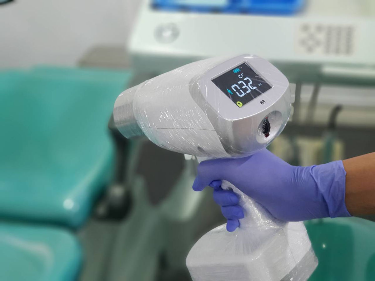 Portable digital dental x-ray unit